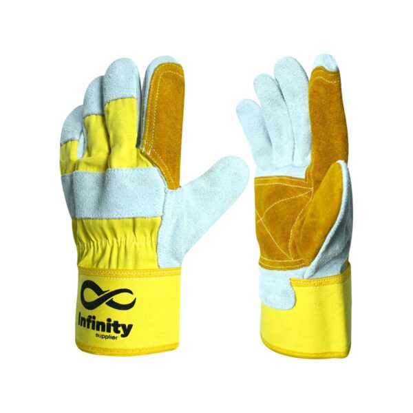 GLOVE YELLOW RIL LEATHER WORK - Image 3