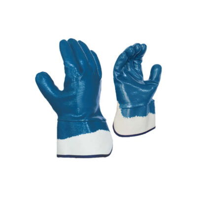 GUANTE NITRILO AZUL TOTALMENTE RECUBIERTO A MANO