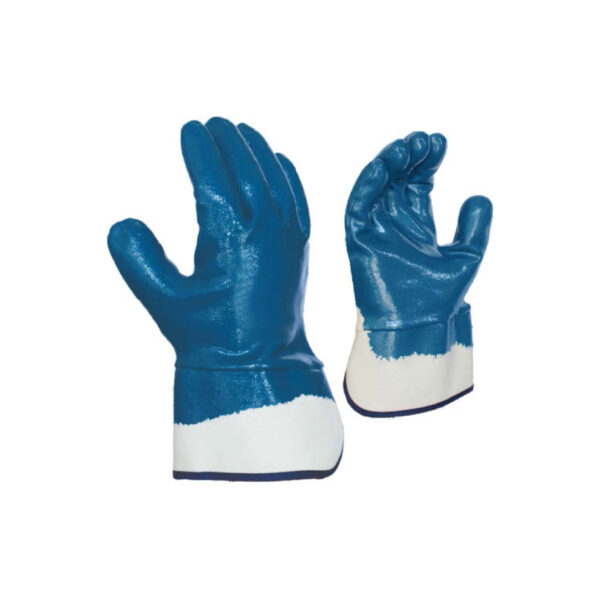 GLOVE BLUE NITRILE FULLY HAND COATED