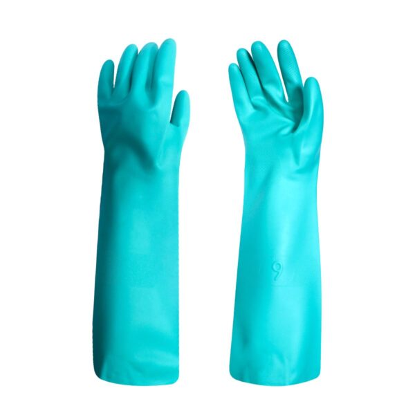 GLOVE BG483-45 INDUSTRIAL NITRILE  18" THICKNESS 20MIL - Image 2