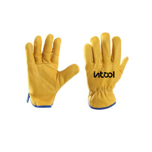 GLOVES DRIVER 4TIPS YELLOW LINED