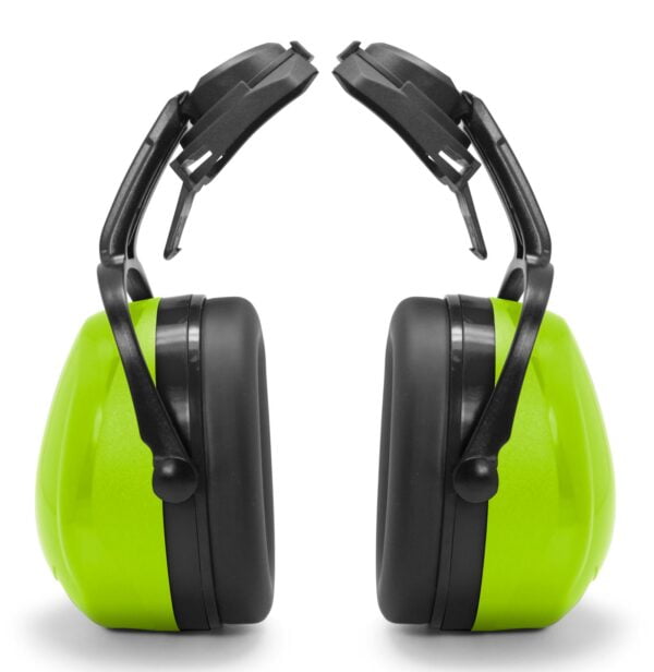 EARMUFF CAP-MOUNTED, GREEN/BLACK MATERIAL ABS FM-2E