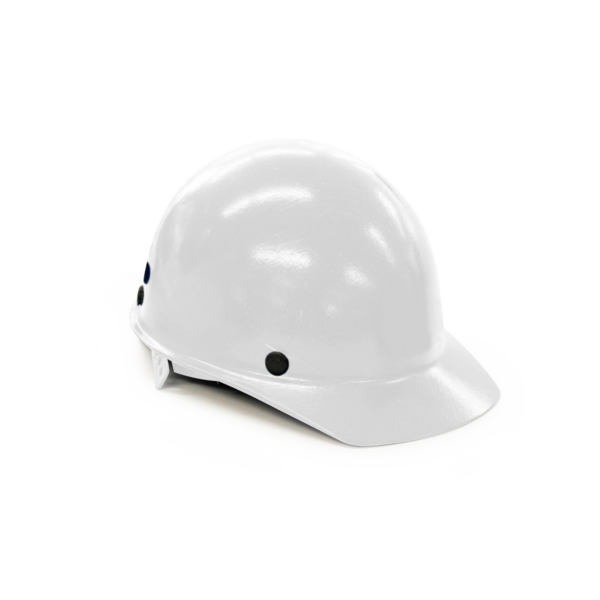 HELMET FIBERGLASS WHITE 1CV255-1M-MI