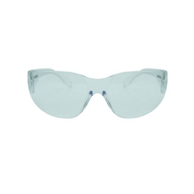 GLASSES ANTI-SCRATCH CLEAR LENS, CLEAR TEMPLES 1000C