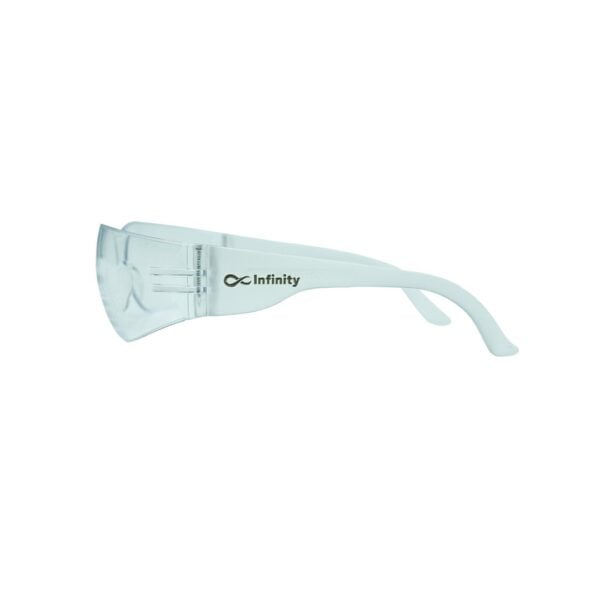 GLASSES ANTI-SCRATCH CLEAR LENS, CLEAR TEMPLES 1000C - Image 2