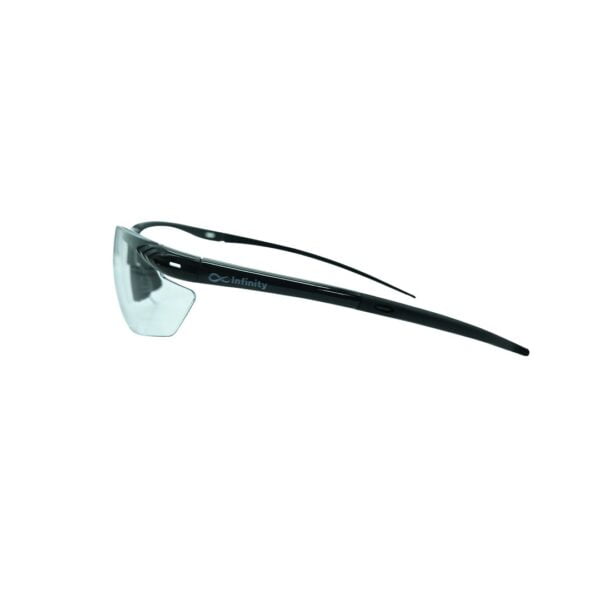 GLASSES ANTI-SCRATCH CLEAR LENS, BLACK FRAME 3010C - Image 2