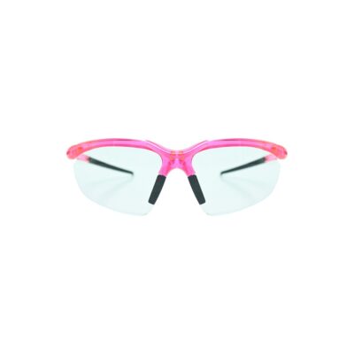 GLASSES ANTI-SCRATCH CLEAR LENS, PINK FRAME 3030C