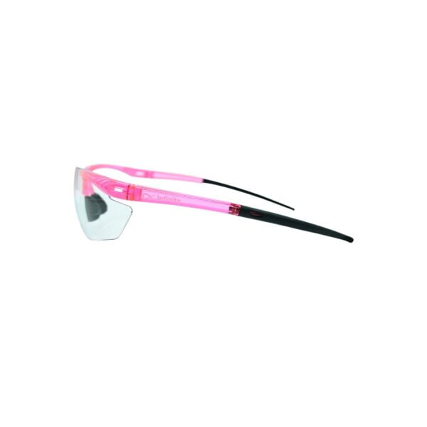 GLASSES ANTI-SCRATCH CLEAR LENS, PINK FRAME 3030C - Image 2