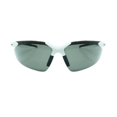 GLASSES ANTI-SCRATCH GREY LENS, WHITE FRAME 3020G