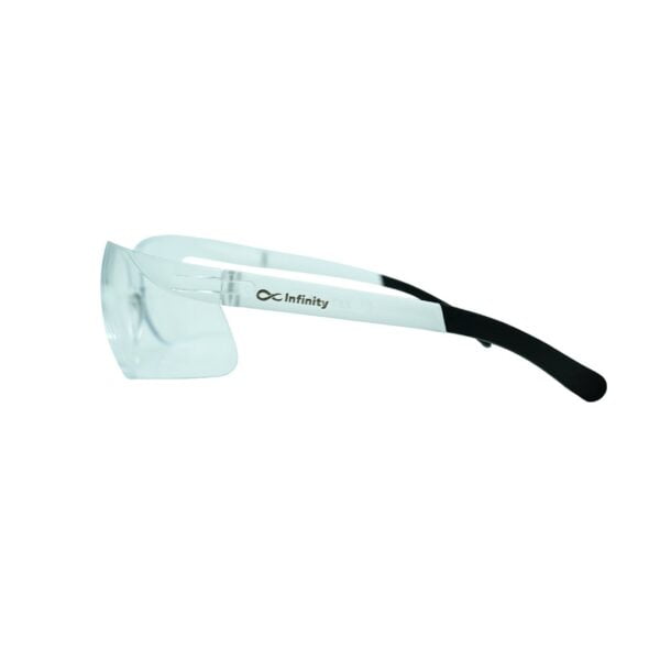 GLASSES ANTI-SCRATCH CLEAR LENS, CLEAR TEMPLES 1100C - Image 2