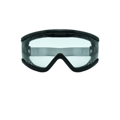 GAFAS ANTIVAHO LENTE TRANSPARENTE, MONTURA NEGRA ELÁSTICA 4010C