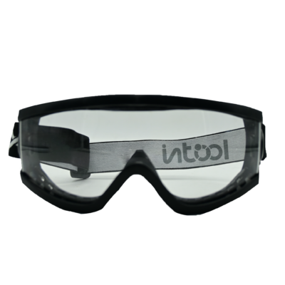 GAFAS ANTIVAHO LENTE TRANSPARENTE, MONTURA NEGRA Y ELÁSTICA 5010C