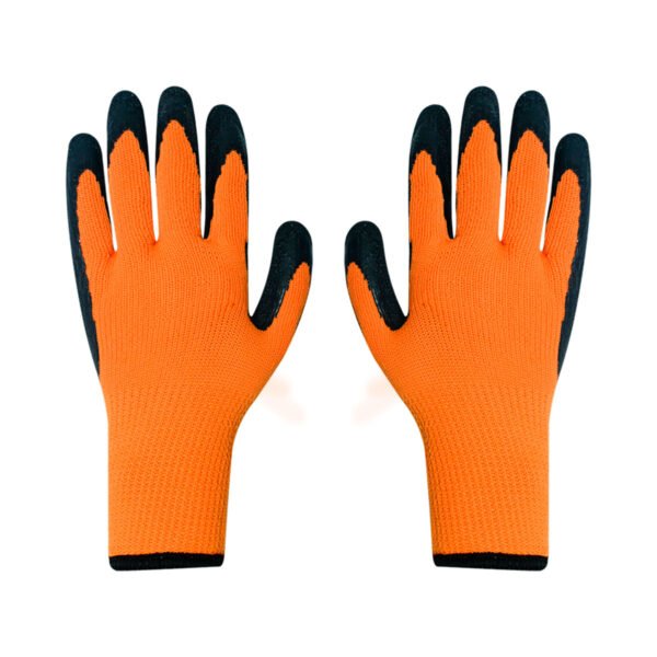 GLOVE ORANGE & BLACK PROTECTION WITH LATEX - Image 2