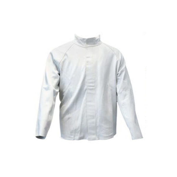 GRAIN JACKET  WHITE WITH VELCRO SIZE L