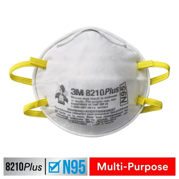 RESPIRATOR PARTICULATE N95 White 3M 8210