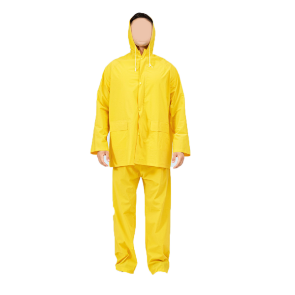 RAINCOAT PVC/POLYESTER SIZE M PY500