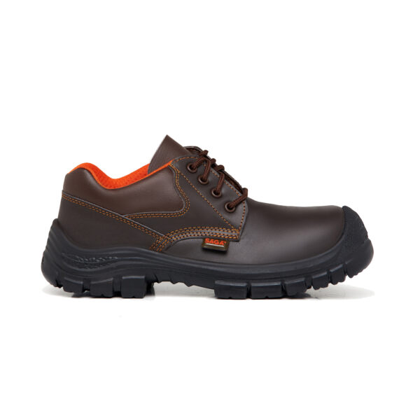 SAGA Safety Shoe Operator Ref. 1022E Brown