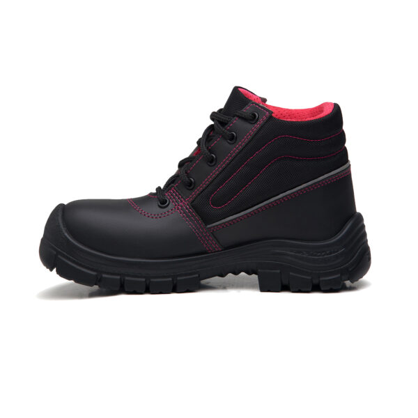 SAGA Safety Boot Operator Ref. 2041WE Female Black with Fuchsia - Image 5