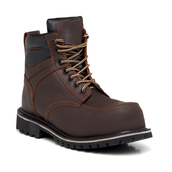 SAGA Goodyear Welt Safety Boot Ref. 6010 Brown - Image 2