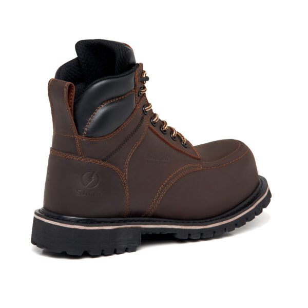 SAGA Goodyear Welt Safety Boot Ref. 6010 Brown - Image 4