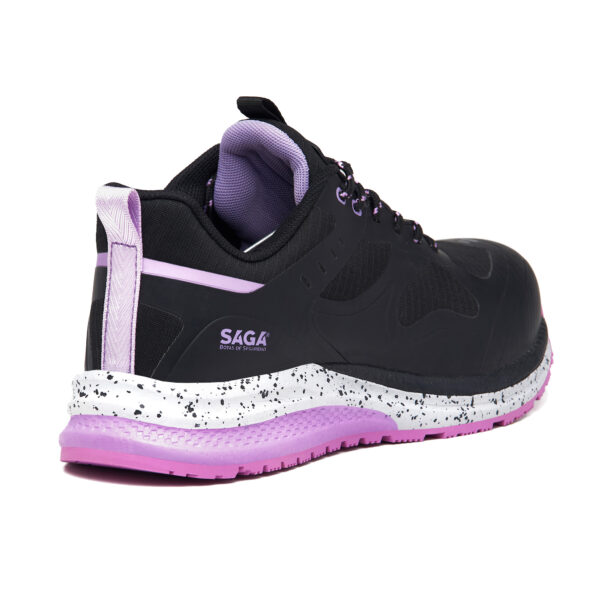 SAGA Safety Footwear Sport Ref. 7502 Pink/Black - Image 4